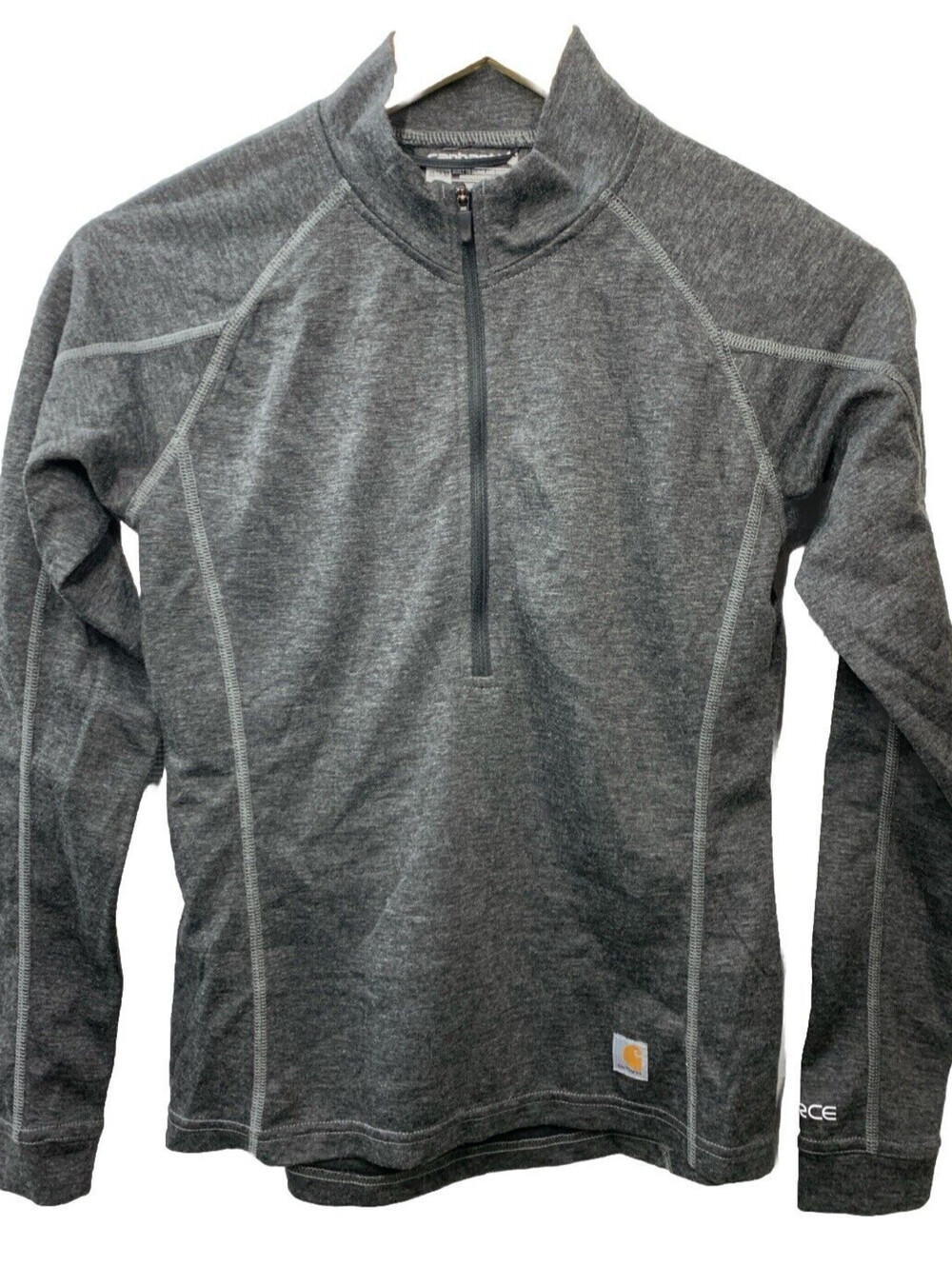 Carhartt Base Force Heavyweight Quarter-Zip Thermal Base Layer Long Sleeve SZ XS
